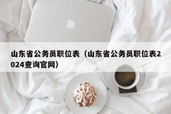 山东省公务员职位表（山东省公务员职位表2024查询官网）