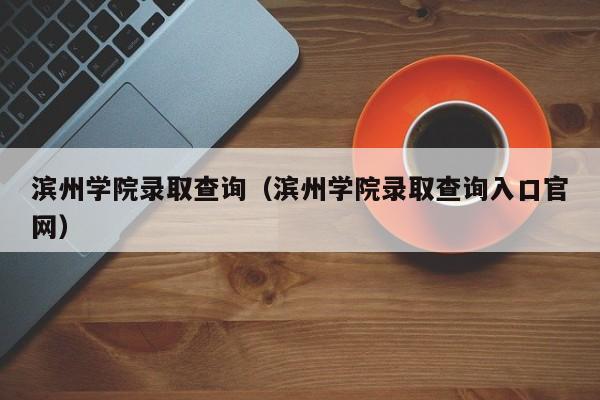 滨州学院录取查询（滨州学院录取查询入口官网）