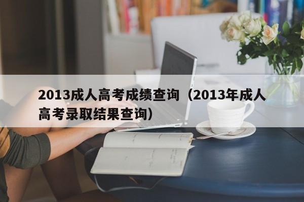 2013成人高考成绩查询（2013年成人高考录取结果查询）